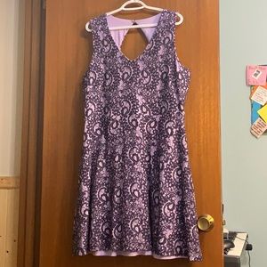 two-toned lace dress